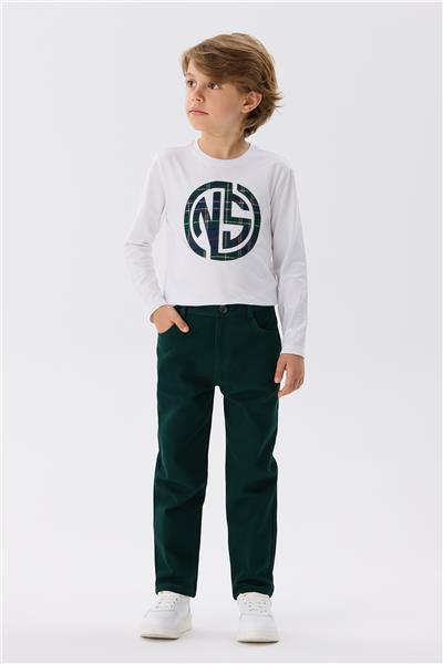 Nebbati Erkek Çocuk Yeşil Pantolon