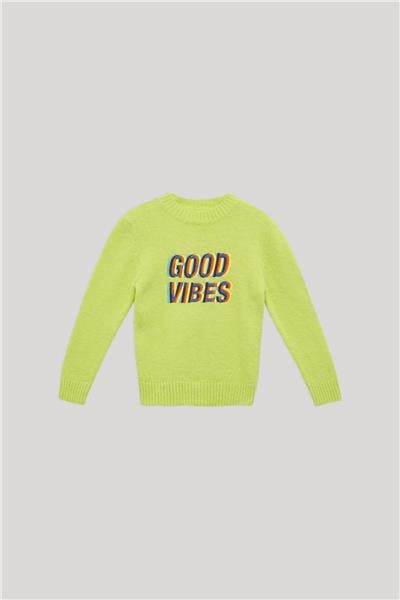 Nebbati Erkek Çocuk Yeşil Sweatshirt