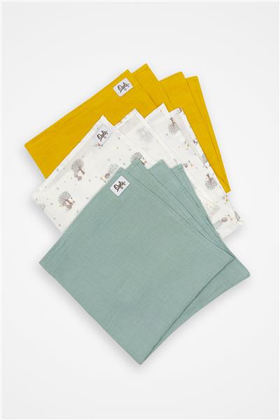 Owli Unisex Patterned Muslin BlanketOwli Unisex Patterned Muslin Blanket