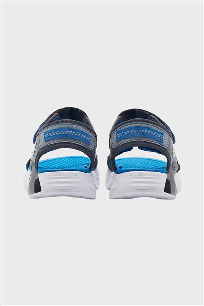 Skechers Erkek Çocuk Gri Mavi Sandalet