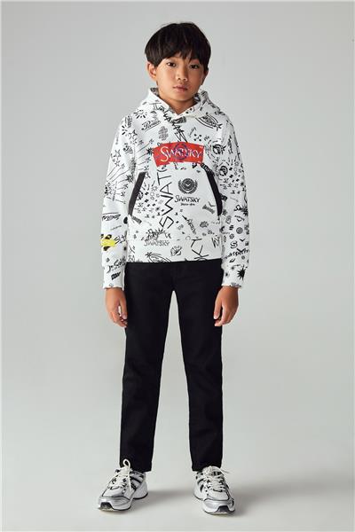 Swatsky Erkek Çocuk Desenli Sweatshirt