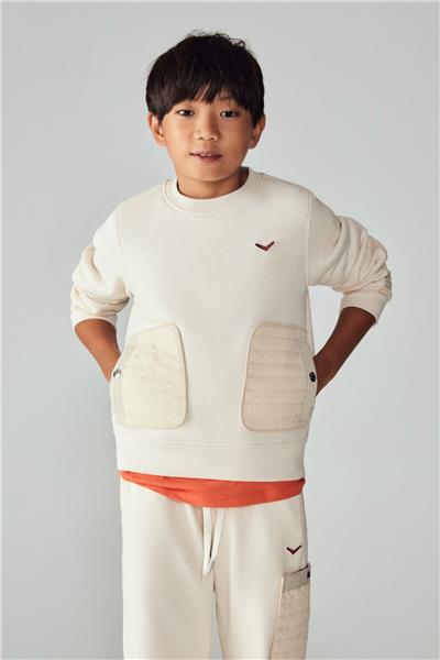 Swatsky Erkek Çocuk Krem Sweatshirt