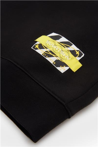 Swatsky Erkek Çocuk Siyah Sweatshirt