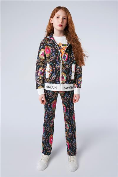 Swatsky Kız Çocuk Desenli Sweatshirt