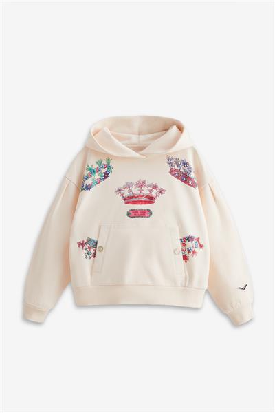 Swatsky Kız Çocuk Krem Sweatshirt