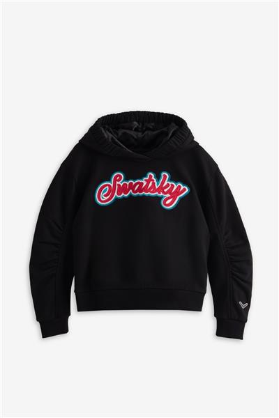 Swatsky Kız Çocuk Siyah Sweatshirt