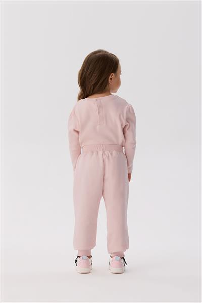 Tyess Basic Kız Bebek Pembe Eşofman Altı