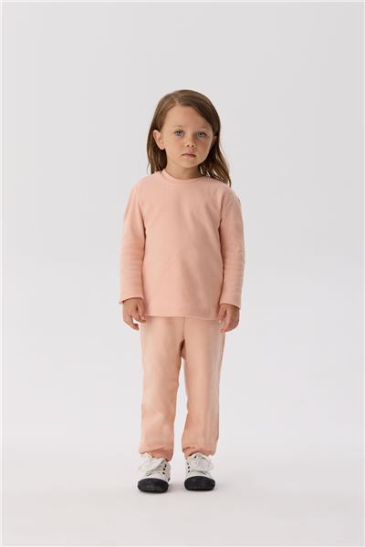 Tyess Basic Kız Bebek Somon T-Shirt