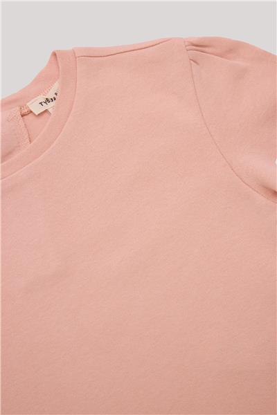 Tyess Basic Kız Bebek Somon T-Shirt