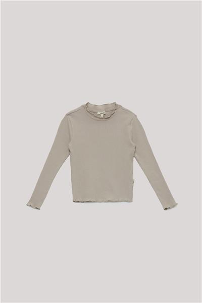 Tyess Basic Kız Çocuk Bej T-Shirt