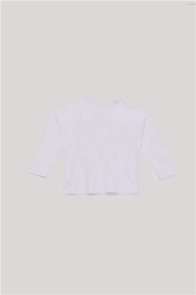 Tyess Basic Kız Çocuk Beyaz T-Shirt