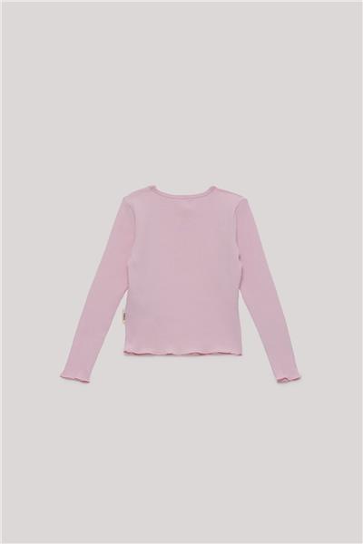 Tyess Basic Kız Çocuk Pembe T-Shirt