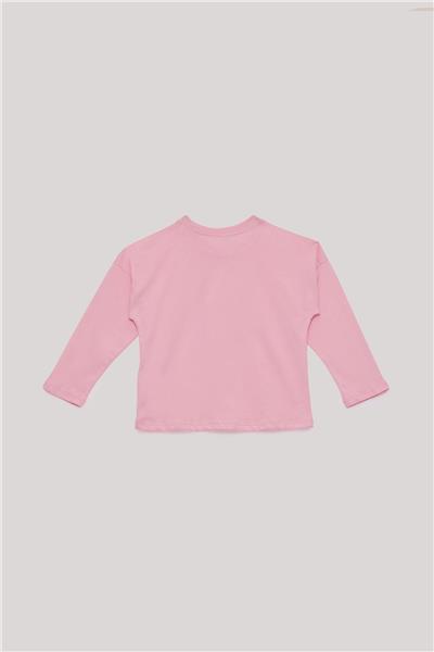 Tyess Basic Kız Çocuk Pembe T-Shirt