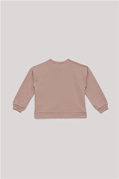 Tyess Basic Kız Çocuk Taba Sweatshirt