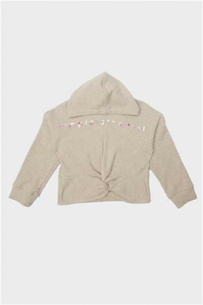 Tyess Kız Çocuk Bej Sweatshirt