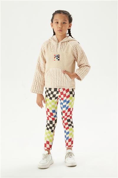 Tyess Kız Çocuk Bej Sweatshirt