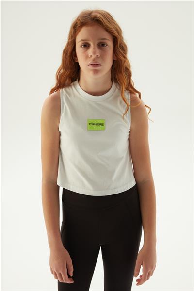Tyess Kız Çocuk Beyaz T-Shirt