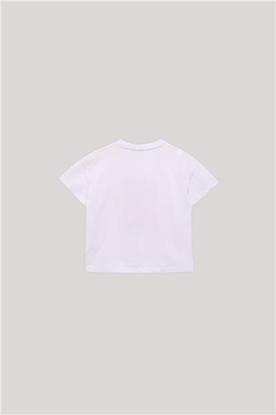 Tyess Kız Çocuk Beyaz T-Shirt
