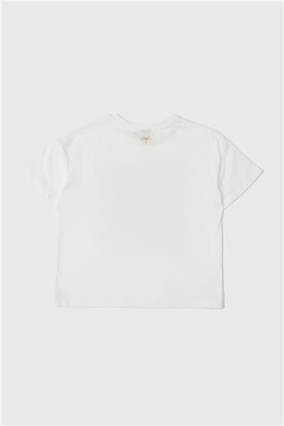 Tyess Kız Çocuk Beyaz T-Shirt