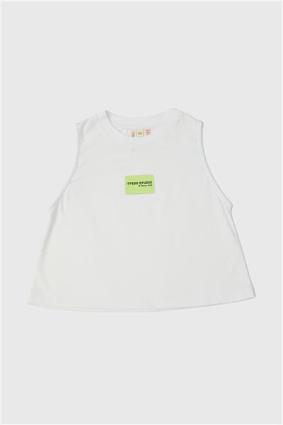 Tyess Kız Çocuk Beyaz T-Shirt