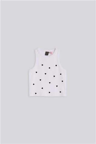 Tyess Kız Çocuk Beyaz TshirtTyess Kız Çocuk Beyaz Tshirt
