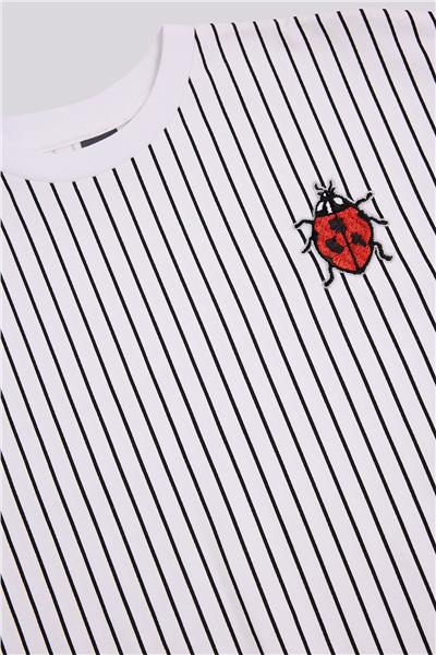 Tyess Kız Çocuk Çizgili SweatshirtTyess Kız Çocuk Çizgili Sweatshirt