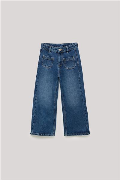 Tyess Kız Çocuk Denim Pantolon