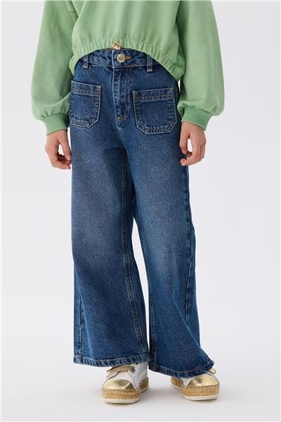 Tyess Kız Çocuk Denim Pantolon