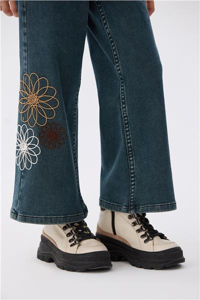 Tyess Kız Çocuk Denim Pantolon