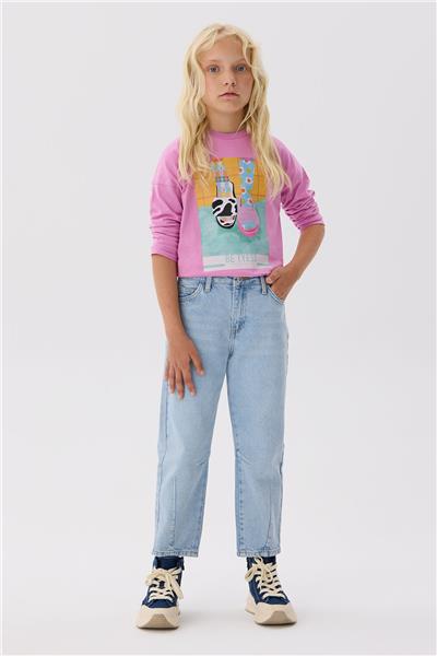 Tyess Kız Çocuk Denim Pantolon