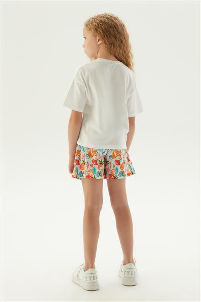 Tyess Kız Çocuk Desenli Pijama Takımı