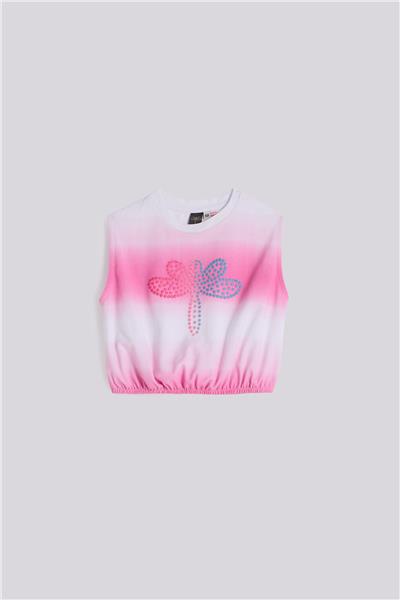 Tyess Kız Çocuk Desenli TshirtTyess Kız Çocuk Desenli Tshirt
