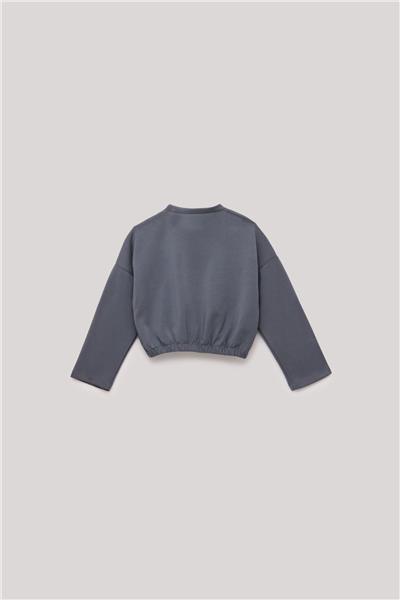 Tyess Kız Çocuk Gri Sweatshirt