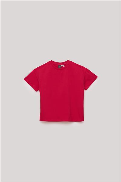 Tyess Kız Çocuk Kırmızı T-Shirt