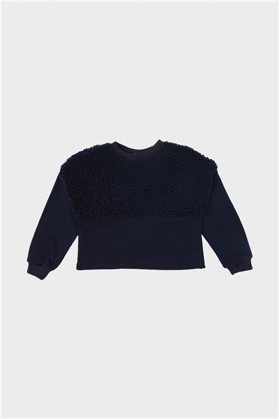 Tyess Kız Çocuk Lacivert Sweatshirt