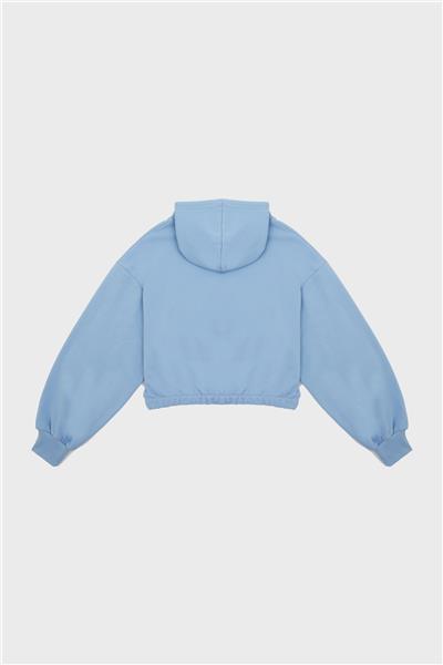 Tyess Kız Çocuk Mavi Sweatshirt