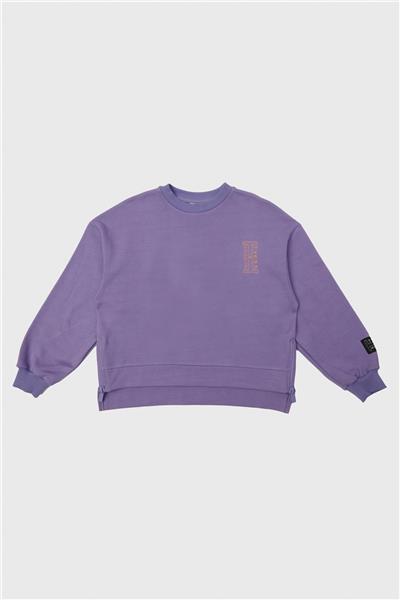 Tyess Kız Çocuk Mor Sweatshirt