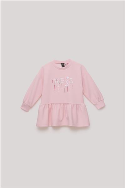 Tyess Kız Çocuk Pembe Elbise