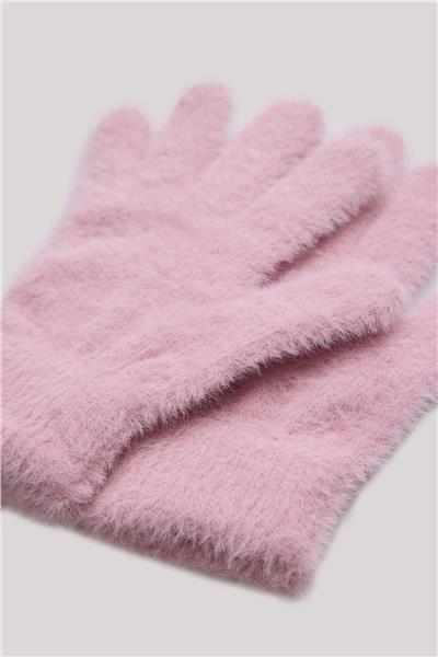Tyess Kız Çocuk Pembe Eldiven