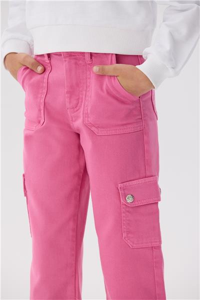 Tyess Kız Çocuk Pembe Pantolon