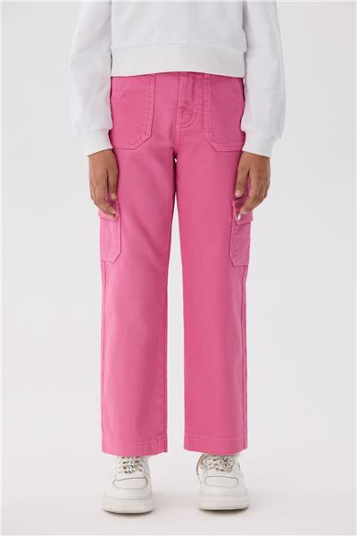 Tyess Kız Çocuk Pembe Pantolon