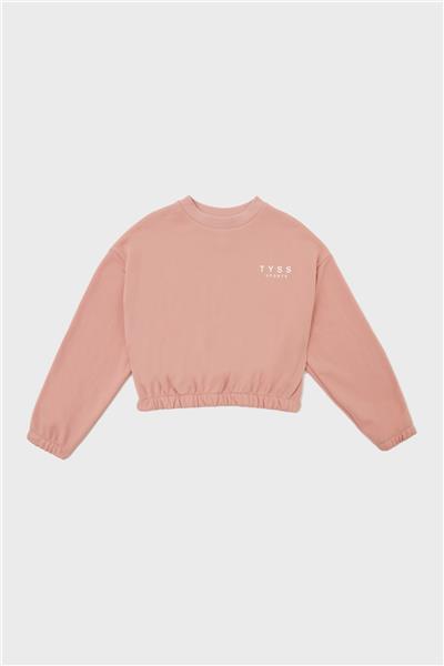 Tyess Kız Çocuk Pudra Sweatshirt