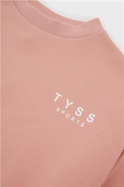 Tyess Kız Çocuk Pudra Sweatshirt