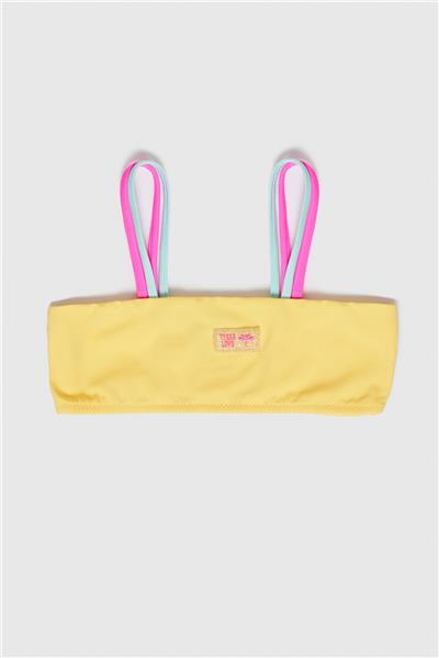 Tyess Kız Çocuk Sarı Bikini Üstü