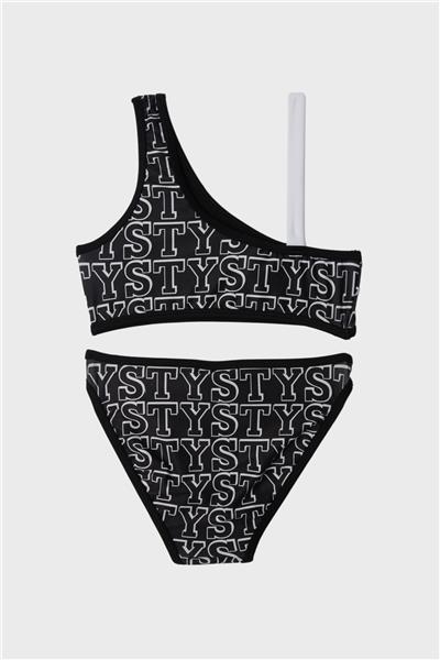 Tyess Kız Çocuk Siyah Bikini
