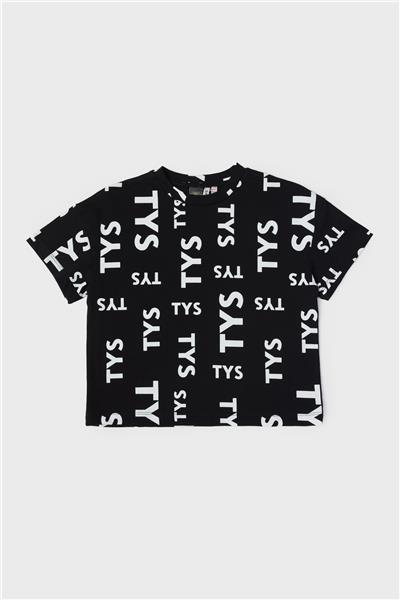 Tyess Kız Çocuk Siyah T-Shirt