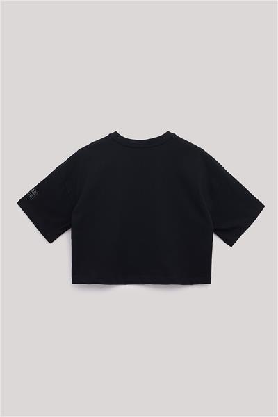 Tyess Kız Çocuk Siyah T-Shirt