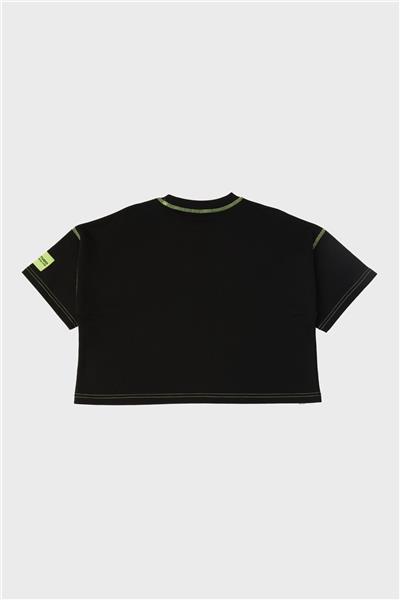 Tyess Kız Çocuk Siyah T-Shirt