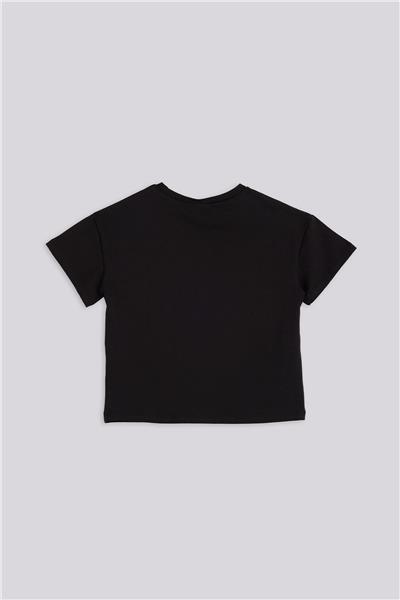Tyess Kız Çocuk Siyah T-ShirtTyess Kız Çocuk Siyah T-Shirt