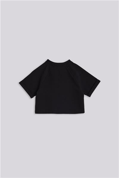 Tyess Kız Çocuk Siyah TshirtTyess Kız Çocuk Siyah Tshirt